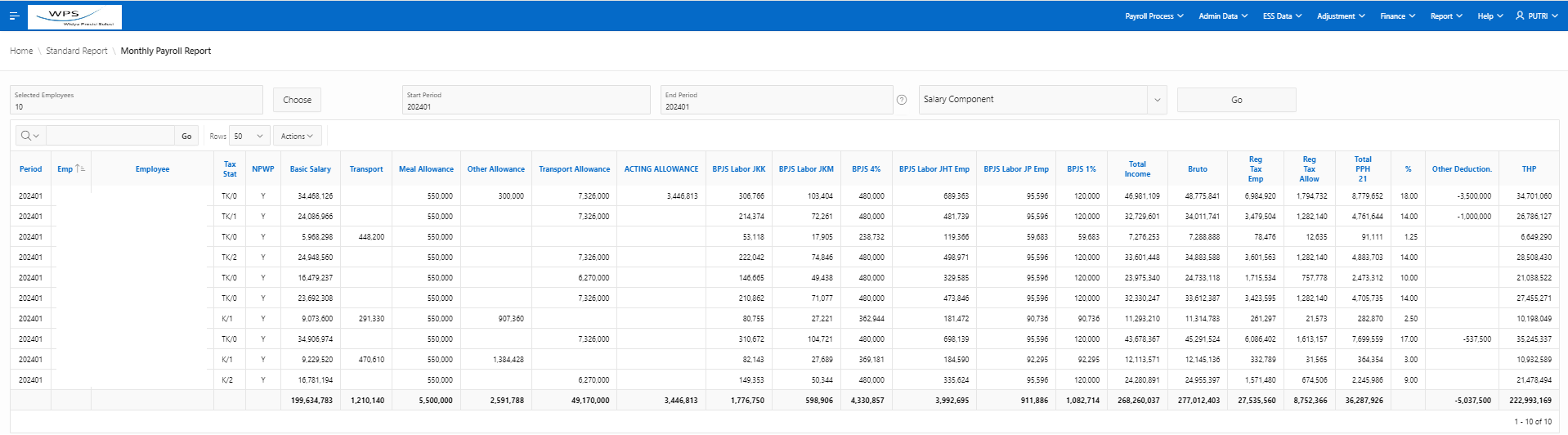 Monthly Tax Calculation Changes